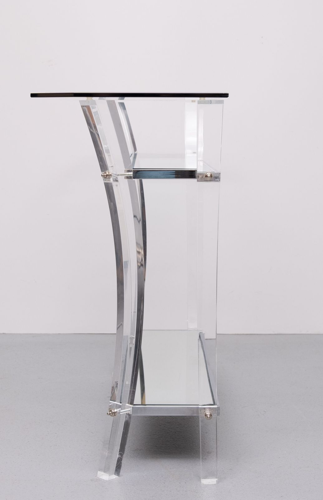 Regency Console  And ...... In Chrome 1970s France photo buy