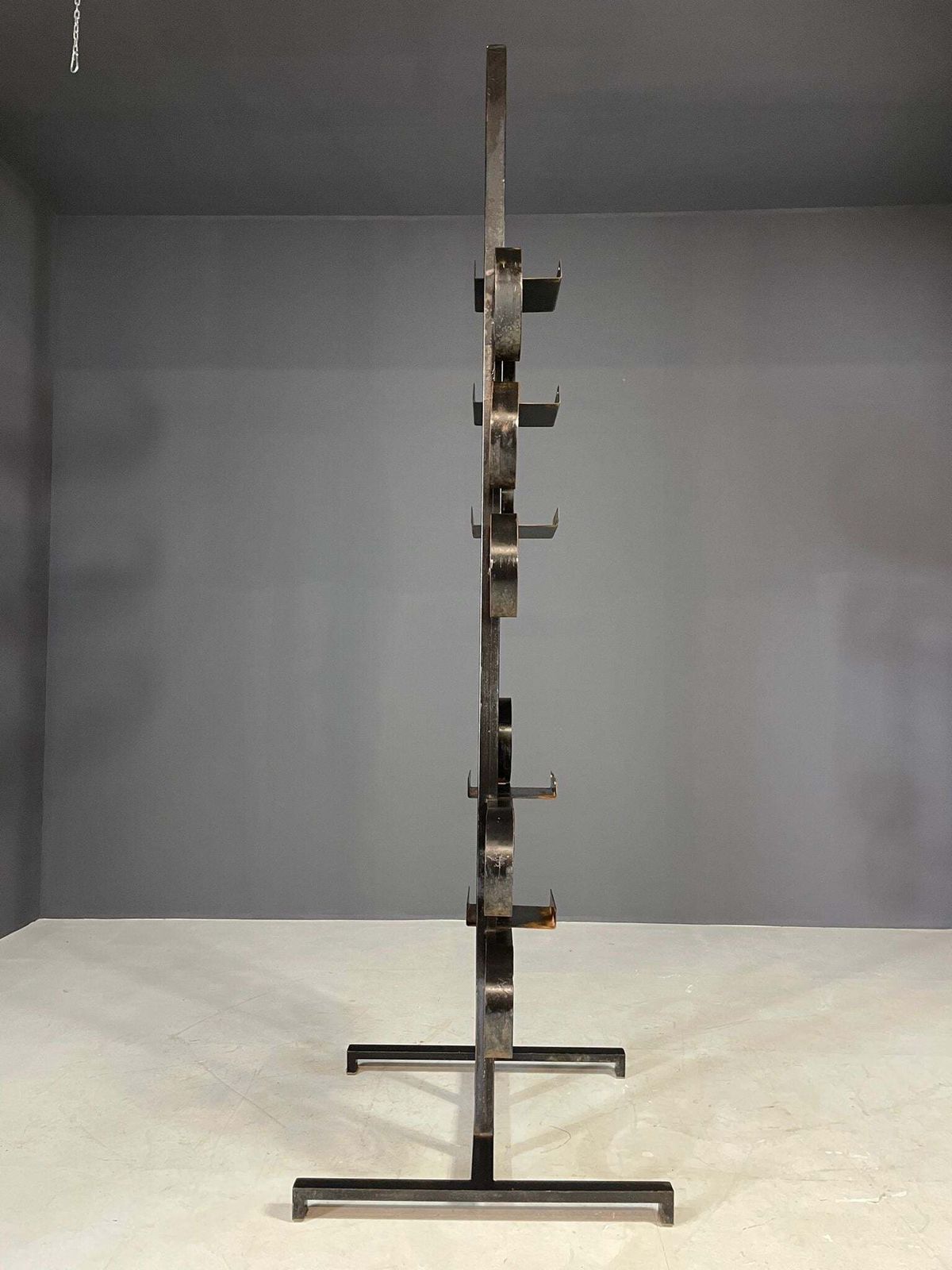Retro Metal Plant Stand, Brutalist Style, Czechoslovakia, 1970s photo buy