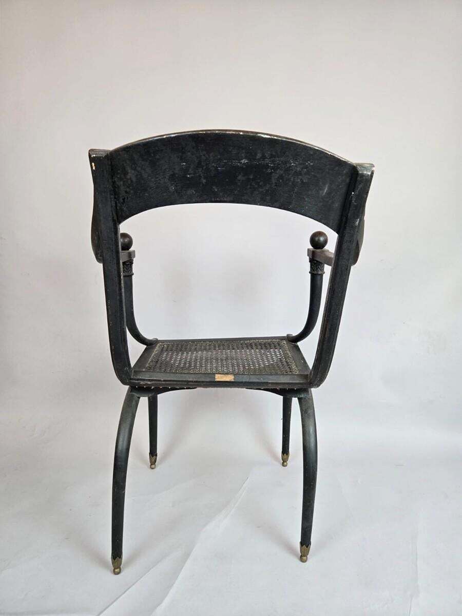 Caned Chair  By Jean Joseph Chapuis , Early 19th Century   Sold Individually photo 1353.0
