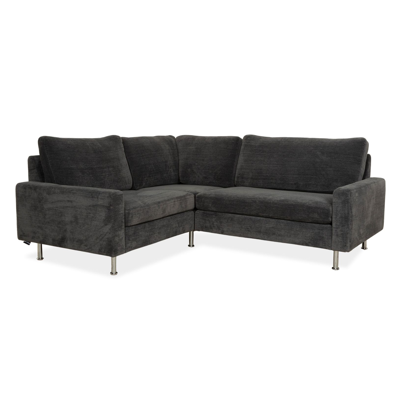 Cor Conseta Fabric Corner Sofa Grey Blue