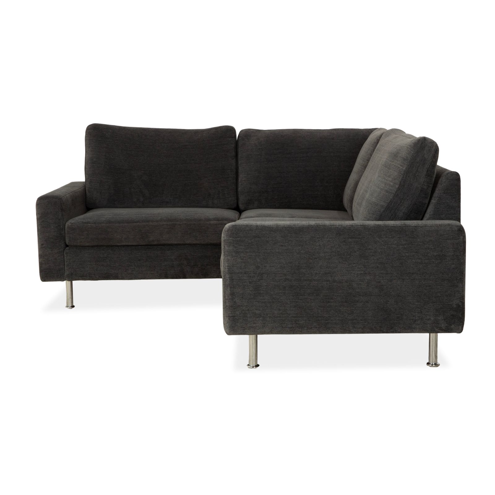 Furniture Cor Conseta Fabric Corner Sofa Grey Blue photo