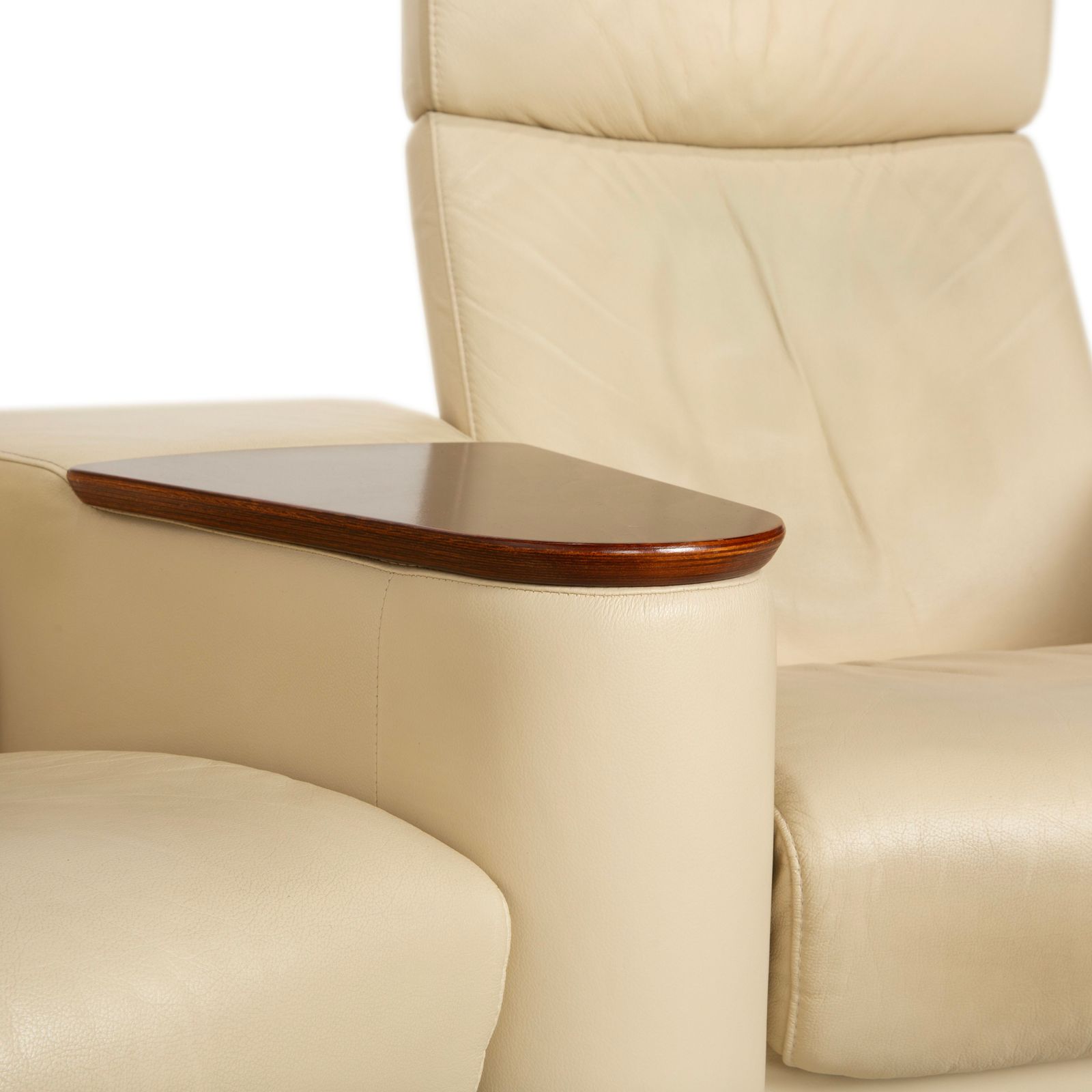 Canapé 4 places Stressless Arion en cuir crème, fonction manuelle photo buy