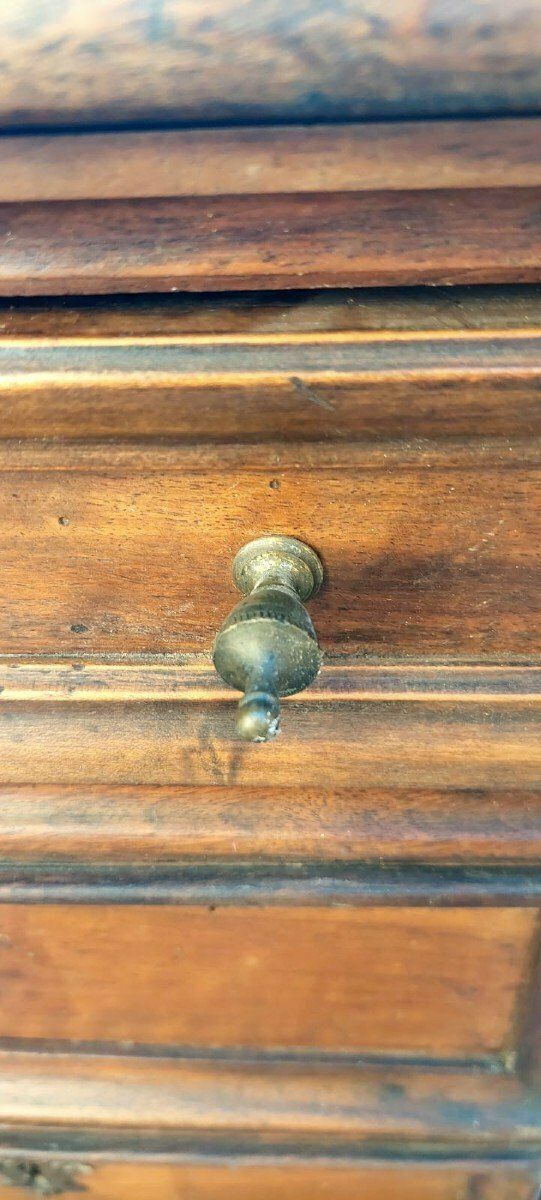 Furniture Antique Kneeler With 4 Drawers, Italy, Early 18th Century photo