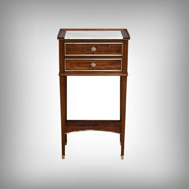 Small Mahogany Coffee Table, Louis XVI Style – Mid 20th Century photo furniture