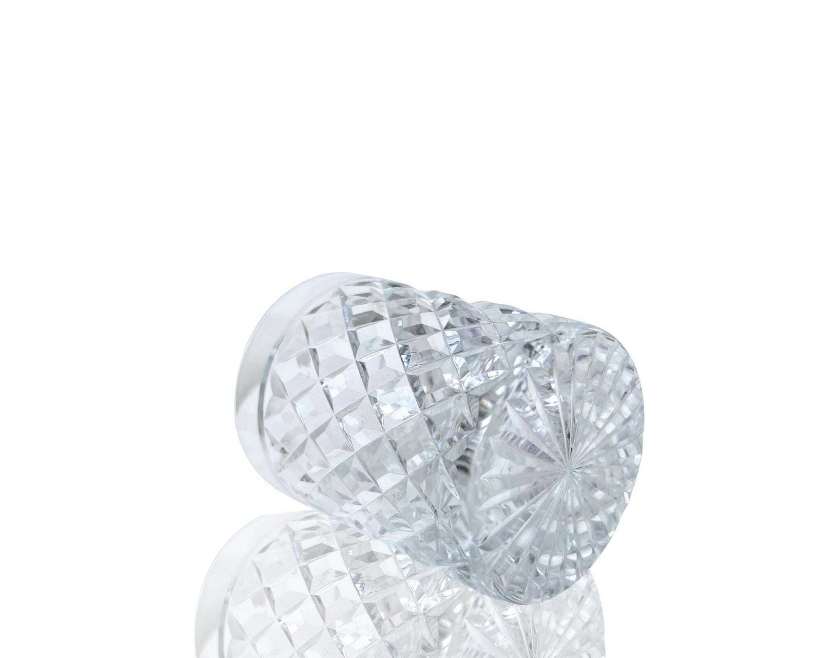Val Saint Lambert Whiskey Glasses | 6pcs | Crystal Diamond Cut photo furniture