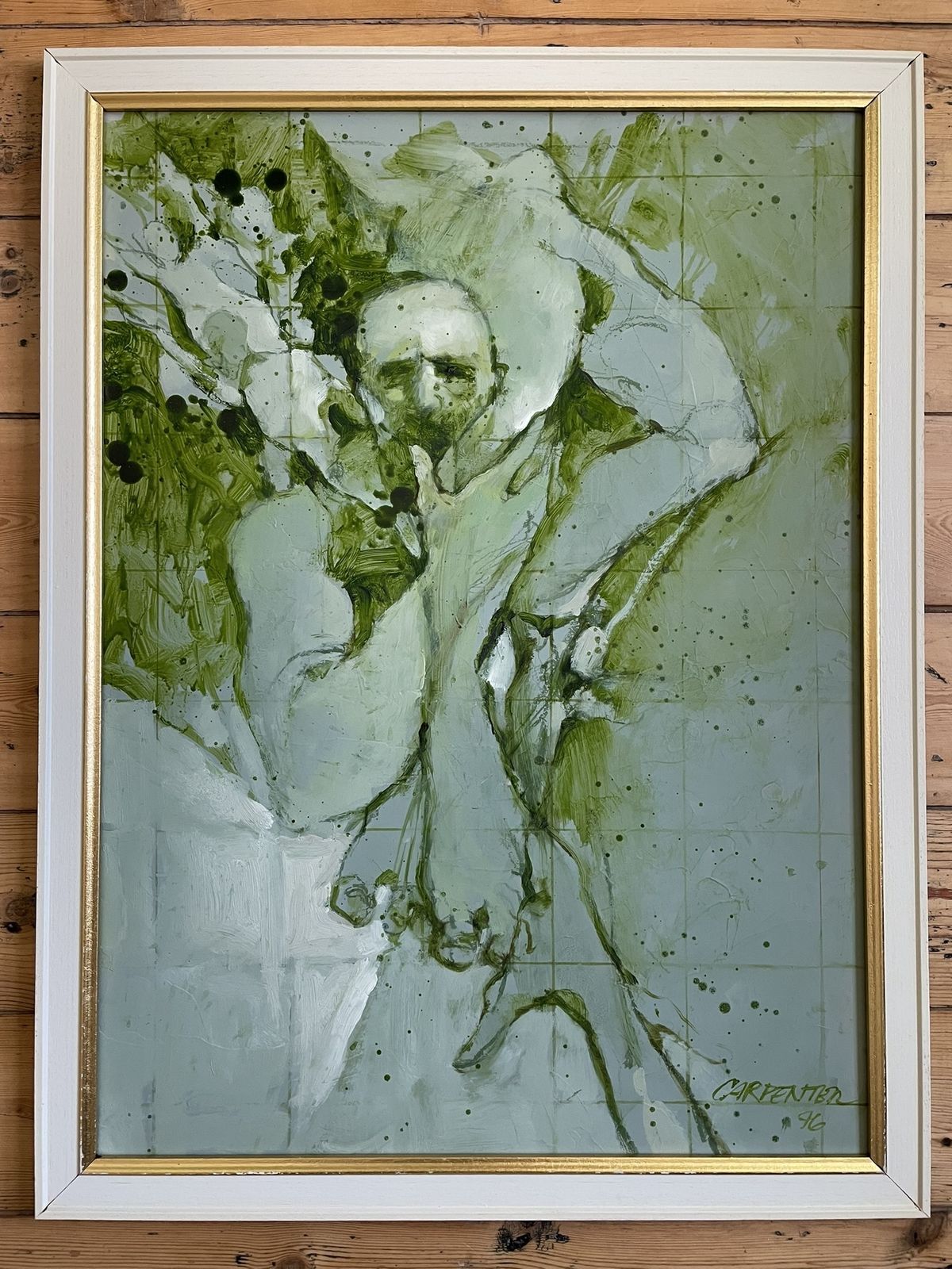 Oil Painting On Board, Signed Steve Carpenter 1976 photo for sale