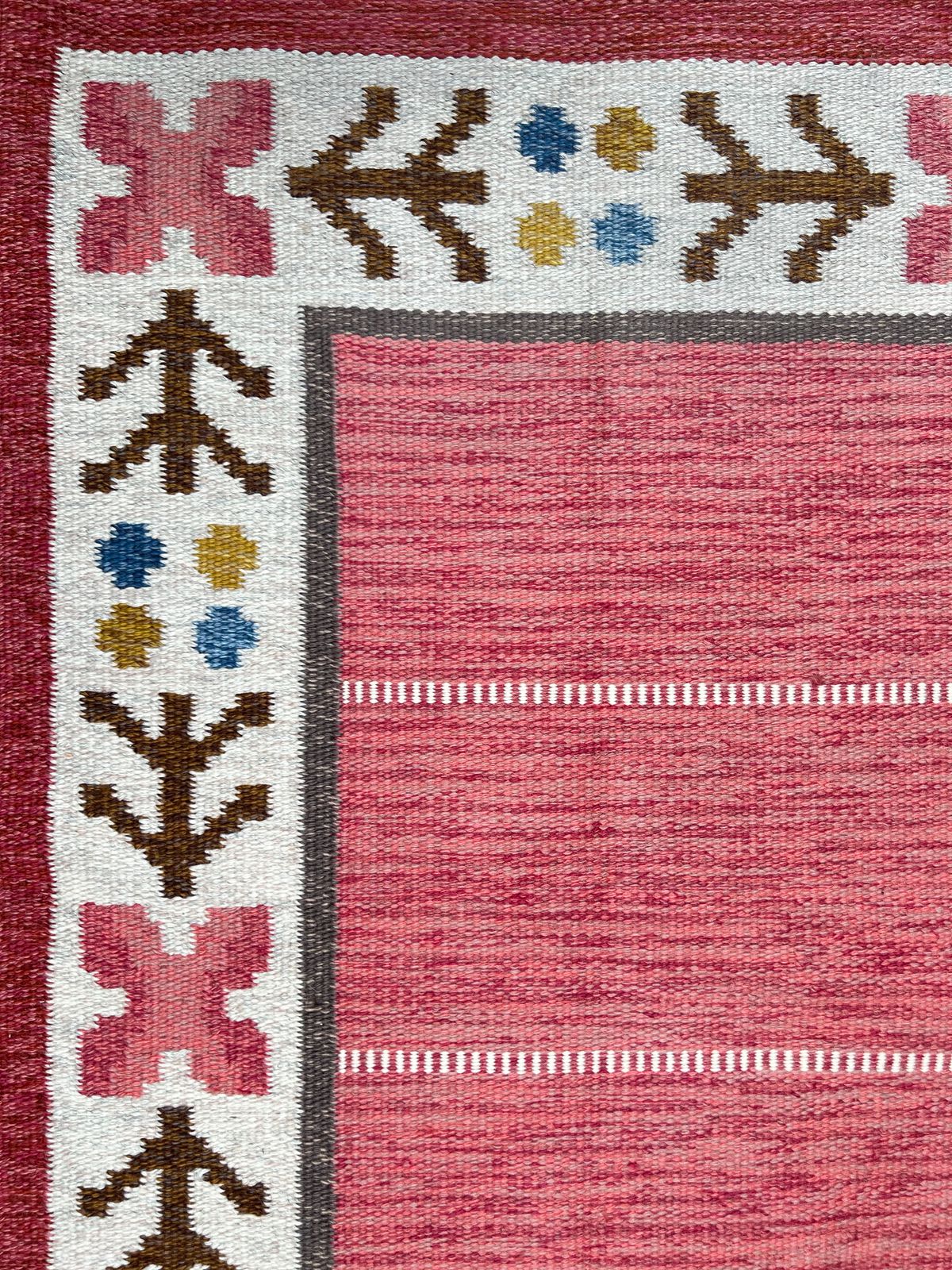 1950's Swedish Flatweave By Anna Greta Sjöqvist photo Textiles
