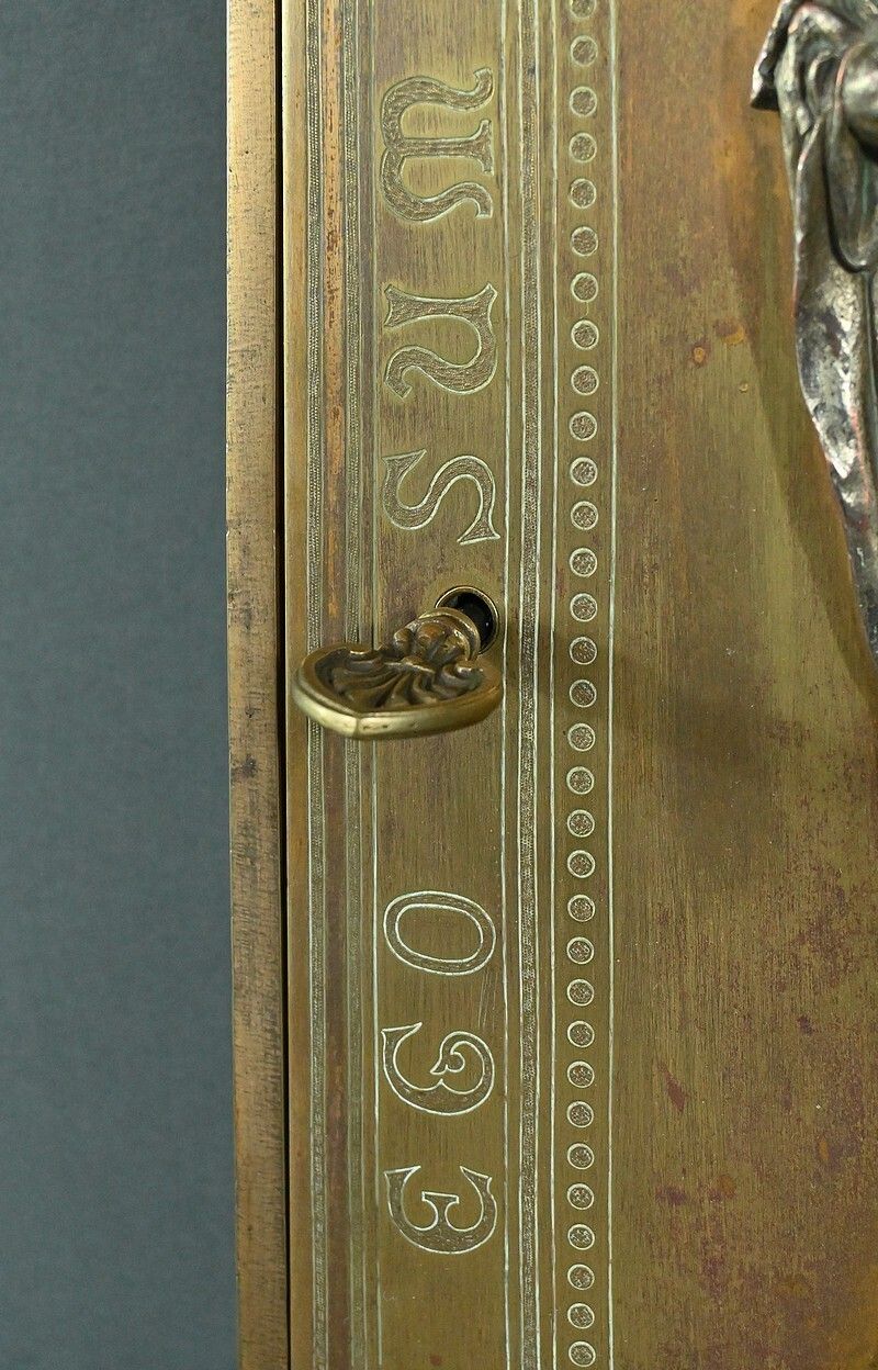photo furniture Bronze Tabernacle Door, Signed J. Vallet – Late 19th Century