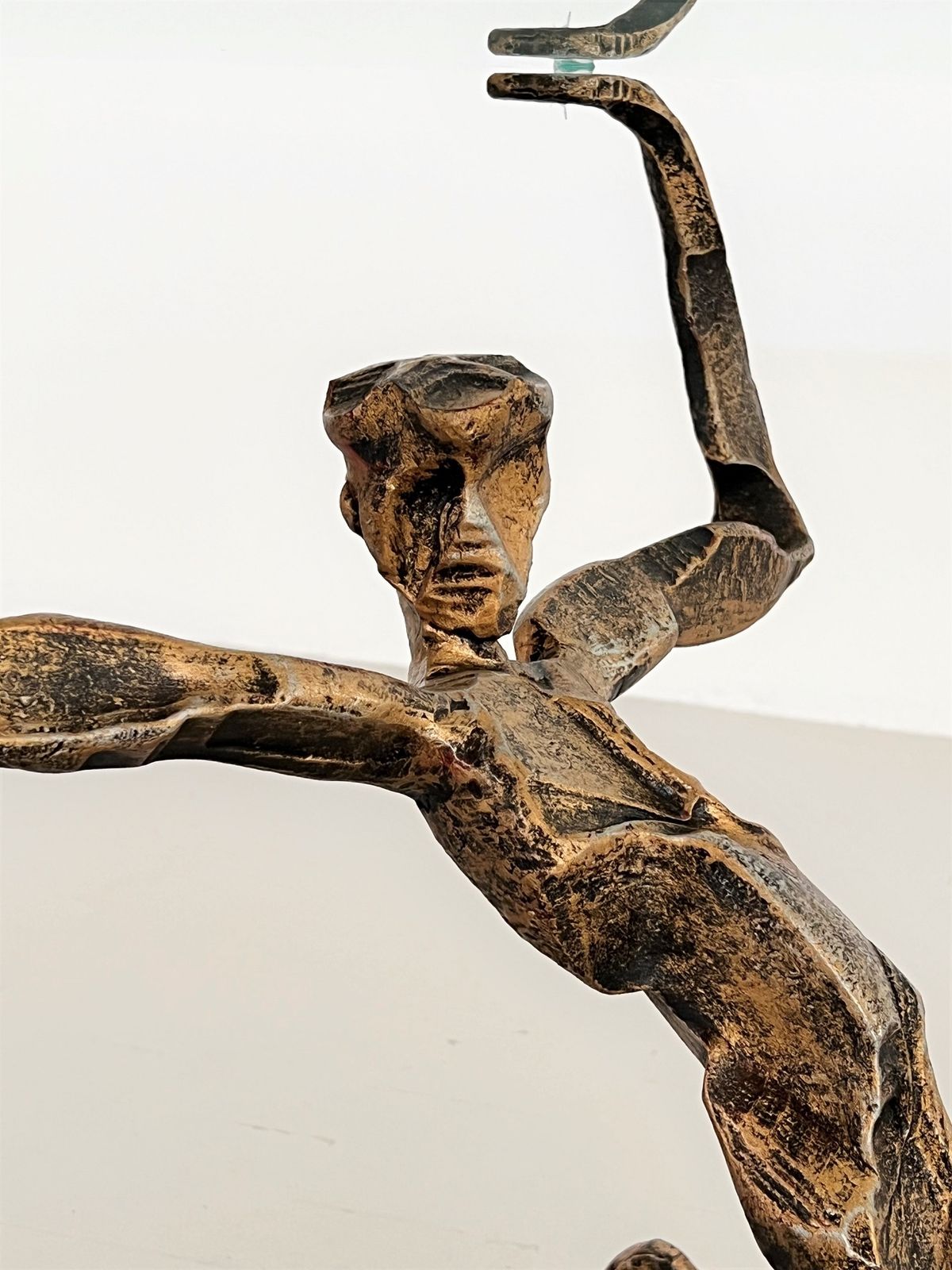 photo buy Salvino Marsura Trinidad Brutalist Coffee Table In Bronze, 1960