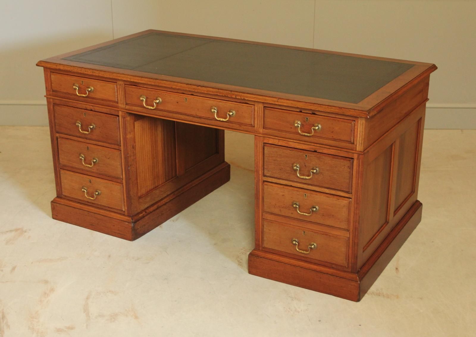A Large Early 20th Century Mahogany Writing Desk photo for sale