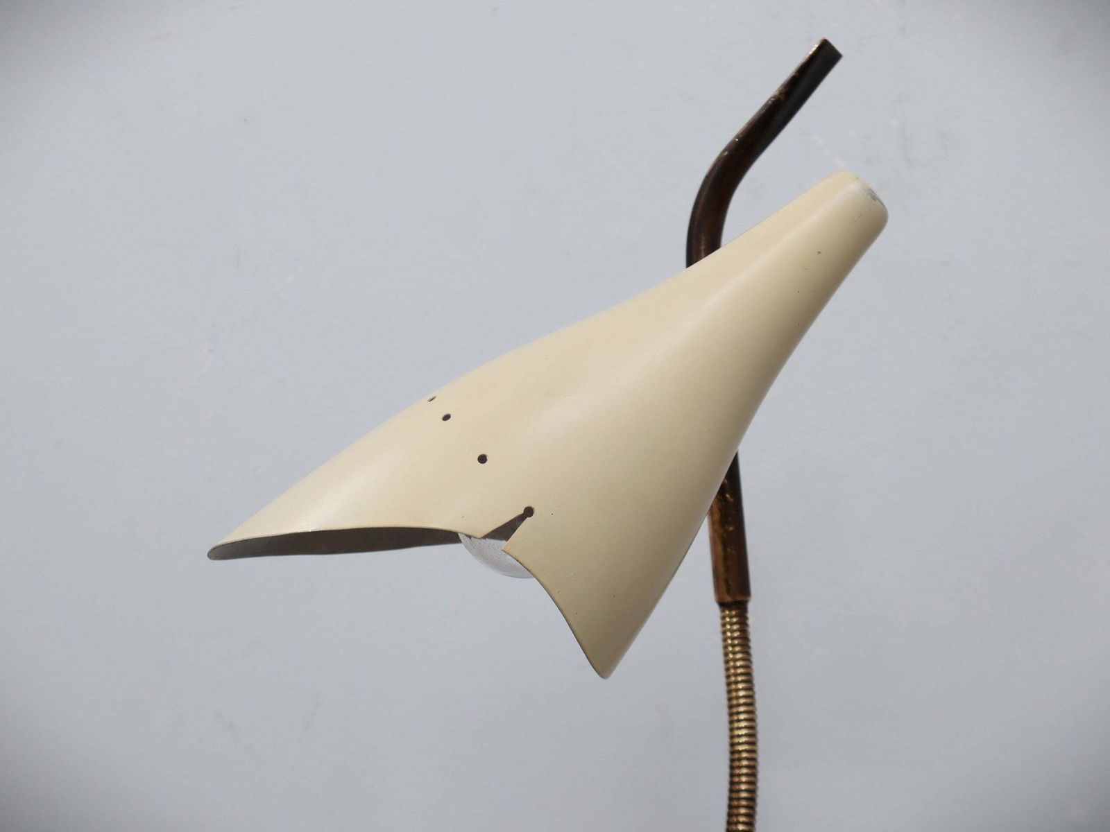 Oscar Torlasco For Lumen Rare 1950s Italian Table Lamp In Brass And Marble photo Lighting