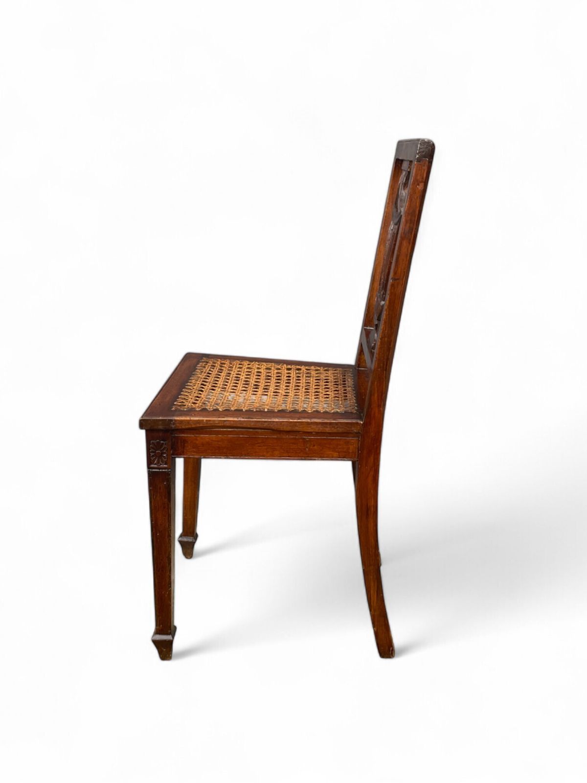 Furniture Set Of Six Walnut Chairs, Louis XVI Period photo