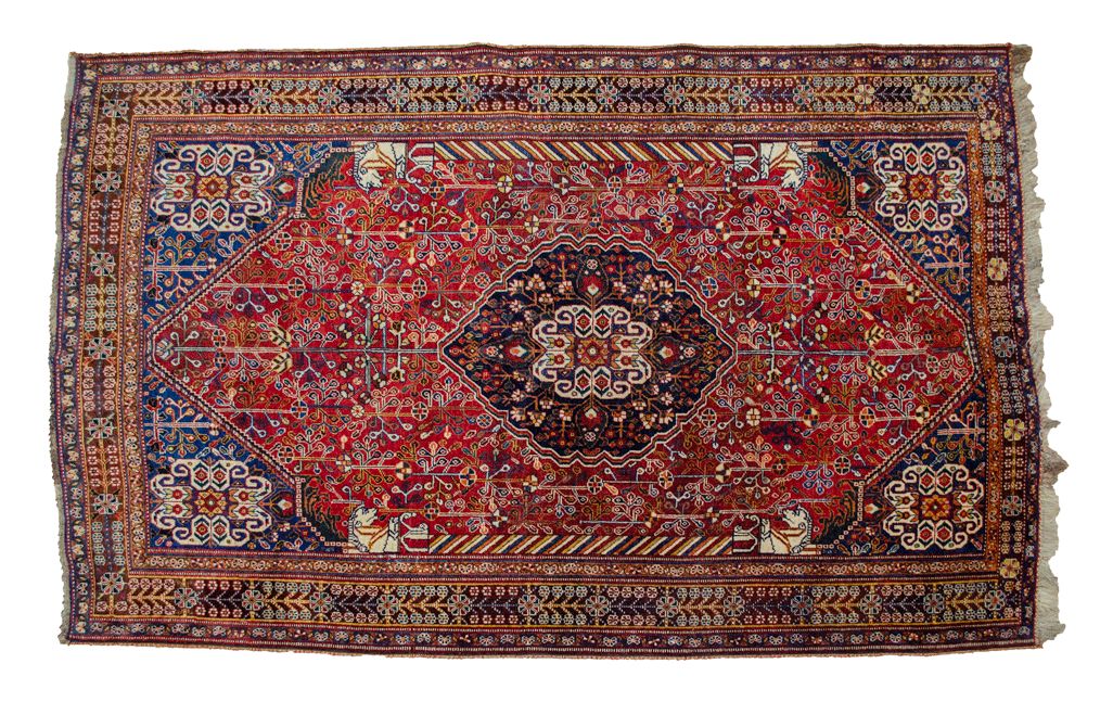 Antique Qashqai Rug 237x147cm