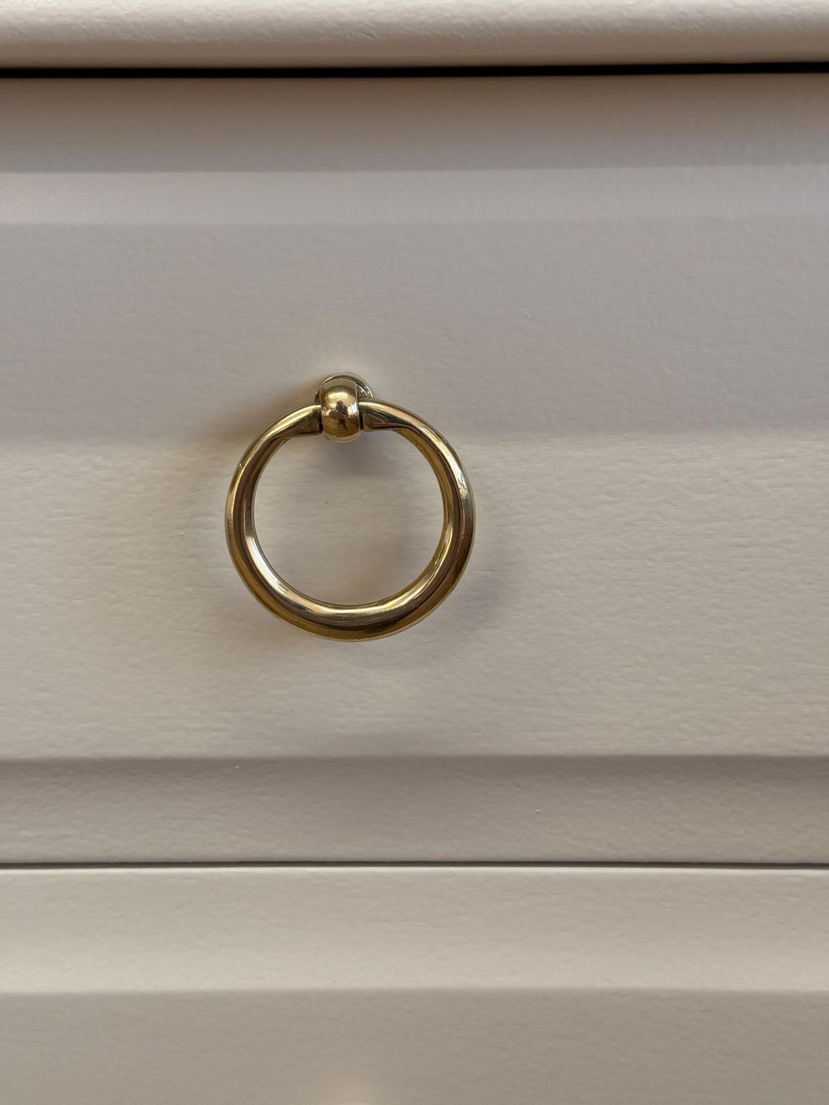 Stag Minstrel 5 Drawer Dressing Table Professionally Painted In ‘Joa’s White’ By Farrow & Ball photo buy