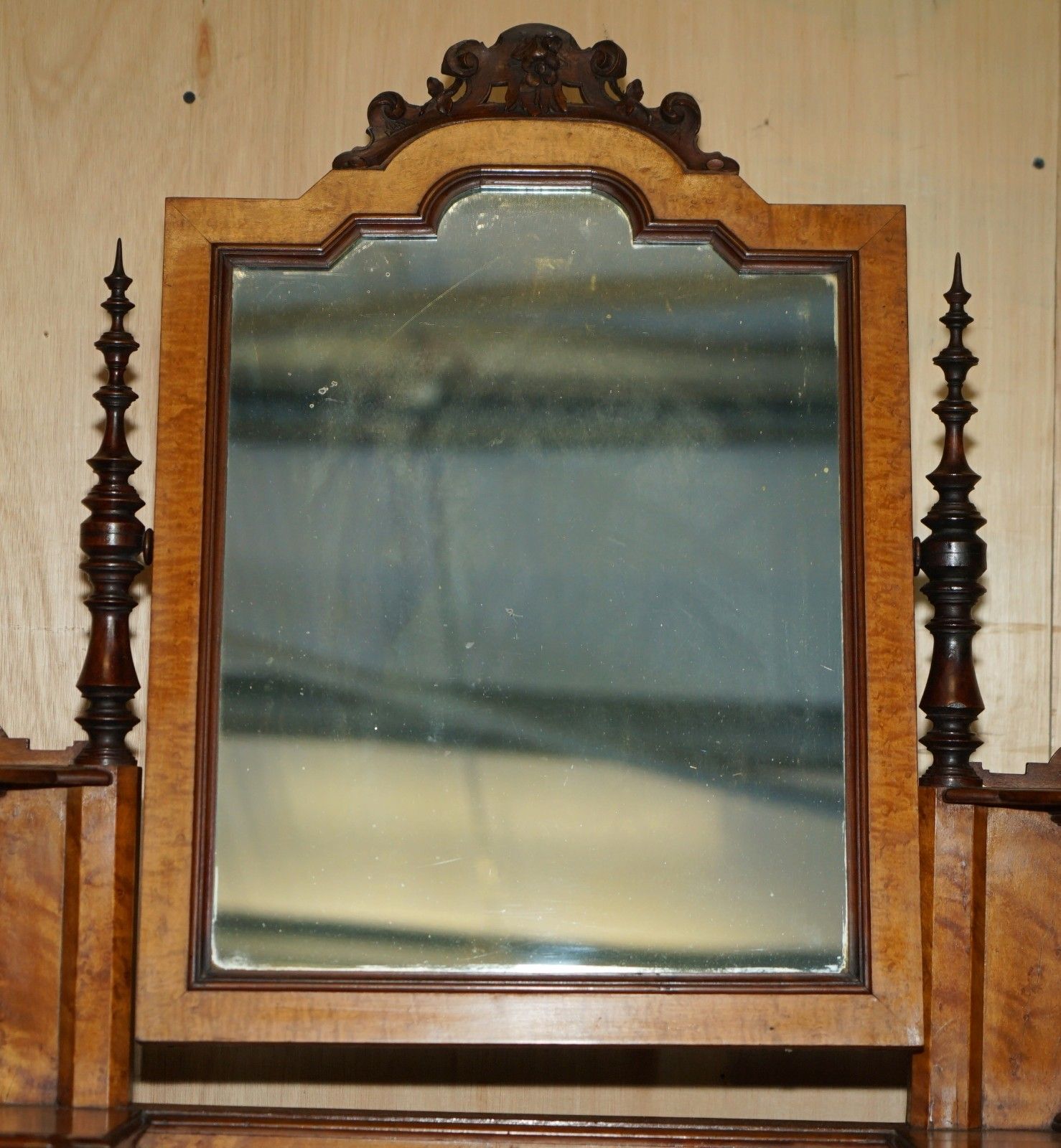 photo buy Fully Restored Aesthetic Movement Amboyna Ebony Antique Victorian Dressing Table