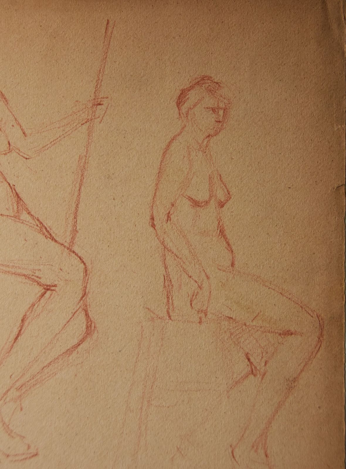 Gaston Guignard, Sketches Of A Nude Woman § Ornamental Motif (Circa 1880) photo Art
