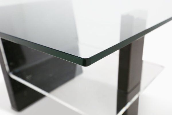 Mid Century Modern Italian Marble And Glass Coffee Table, 1970s photo vinterior