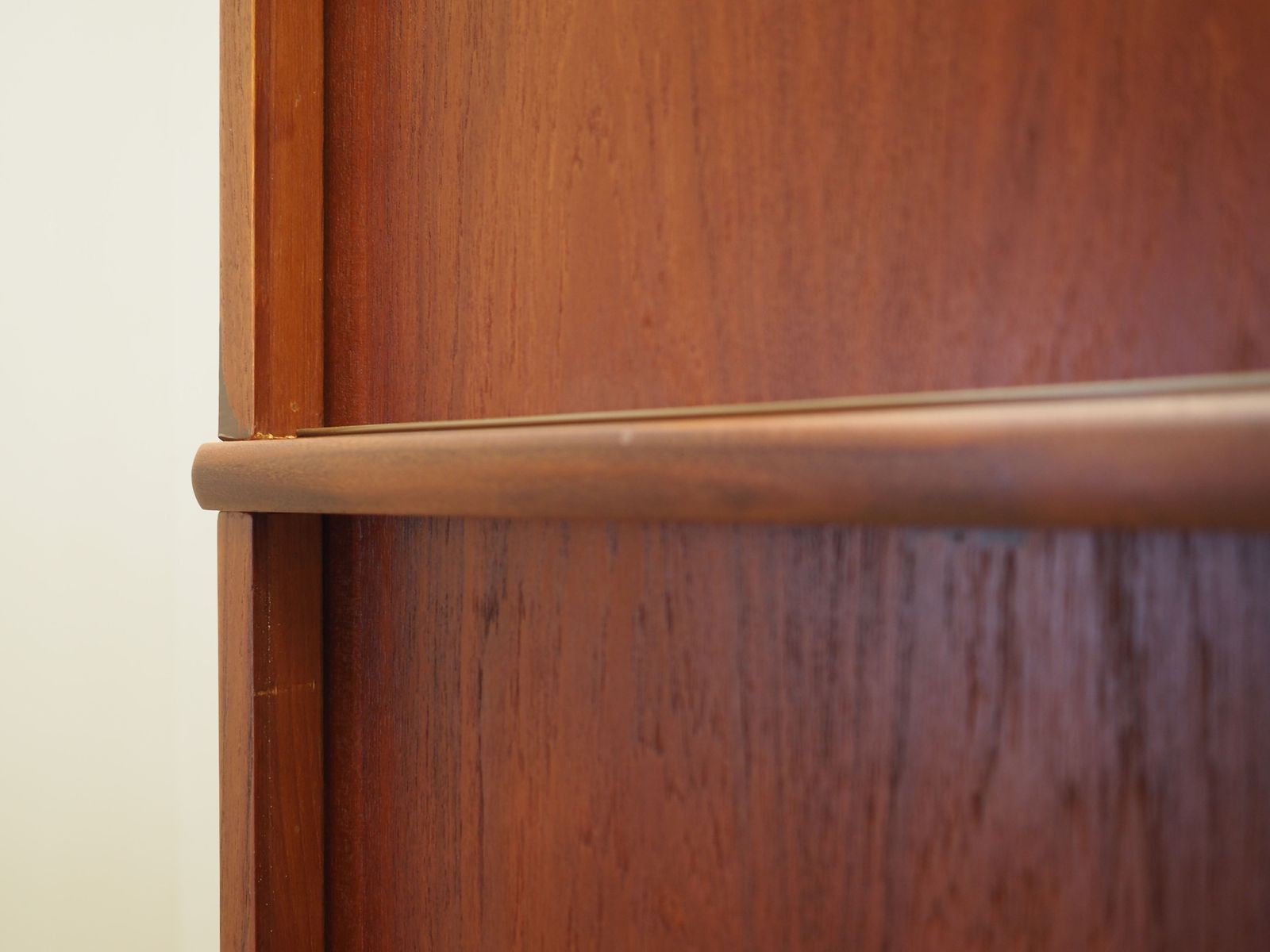 1919.0 Teak Wardrobe  Danish Design  1970s  Production Denmark photo