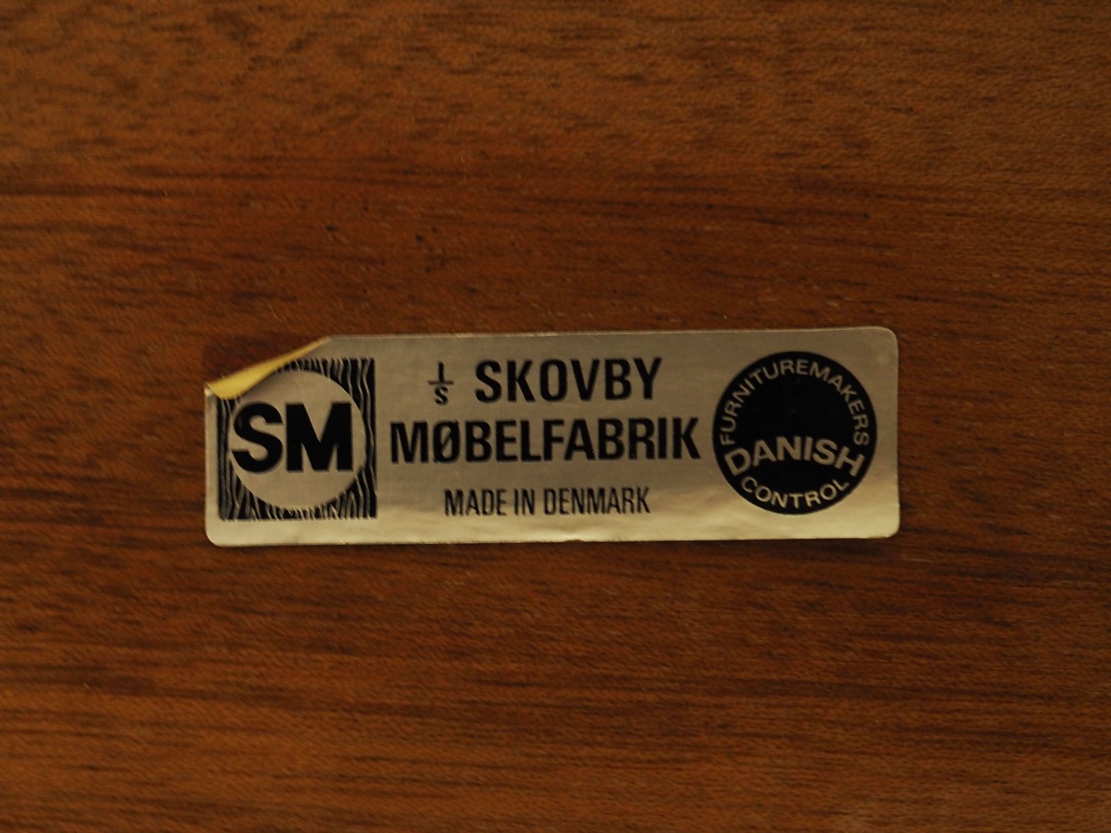 Furniture Round Vintage Table Danish Design 1970s  Production Skovby Møbelfabrik photo