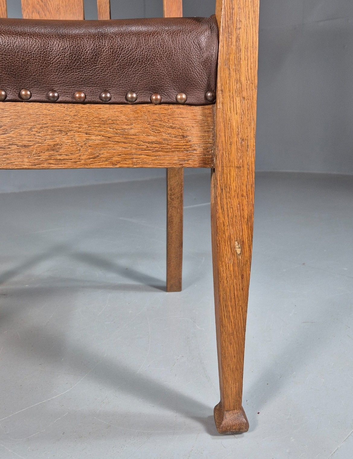 Antique Arts And Crafts Oak Framed Elbow Chair 1900s Eb7917 Vdin photo Furniture