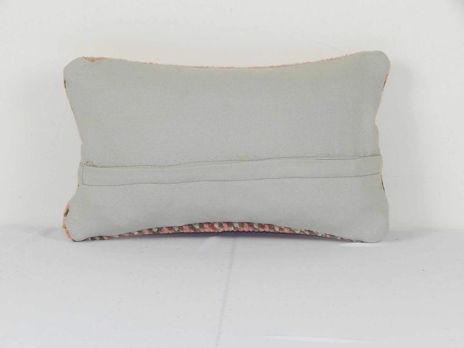 Vintage Wool Rug Pillow Lumbar Pillow Ethnic Pillow, Throw Pillow, Tribal Pastel Pillow Cover Carpet Pillow photo furniture