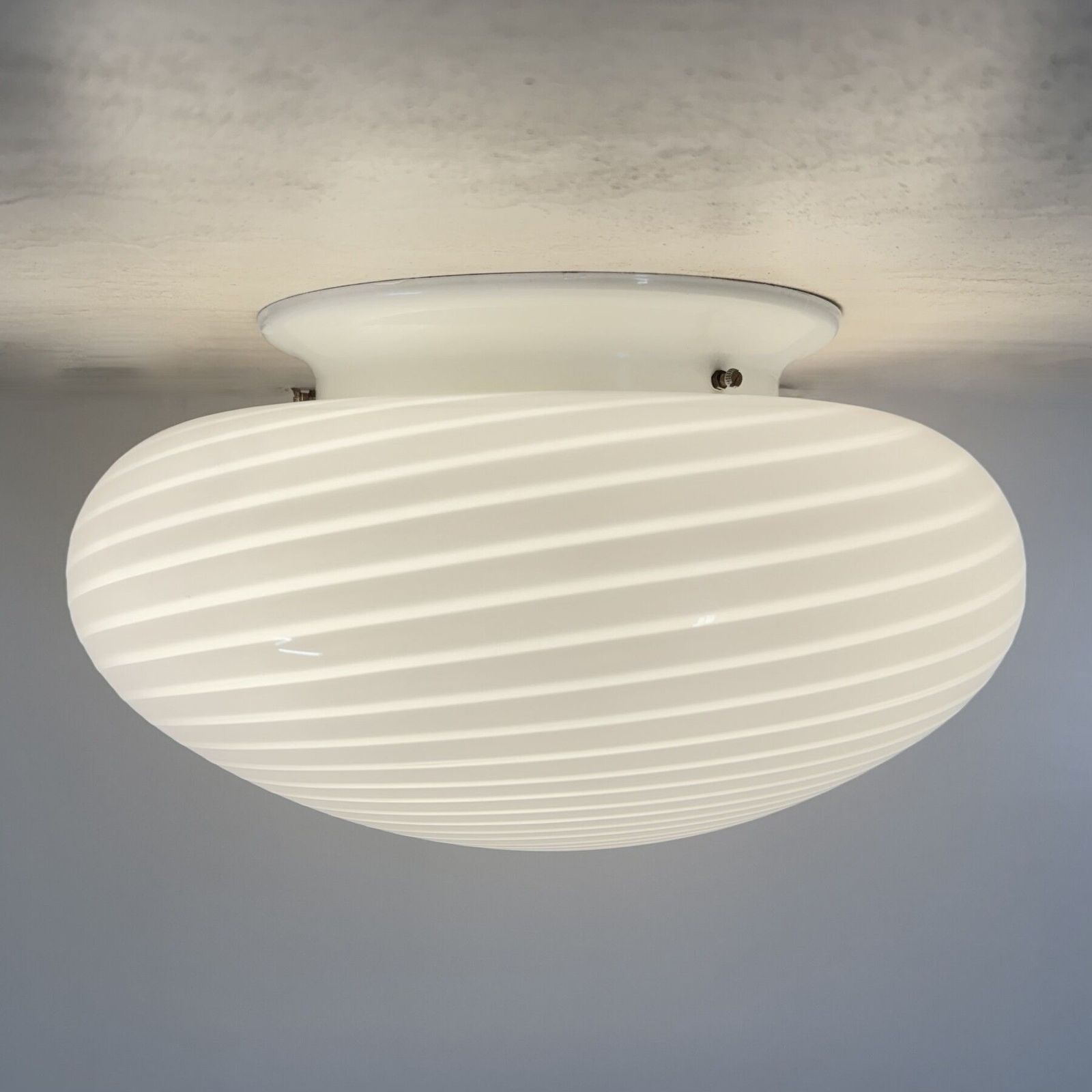 Swirl Flush Mount Ceiling Lamp , 1970s Italy photo 403.0