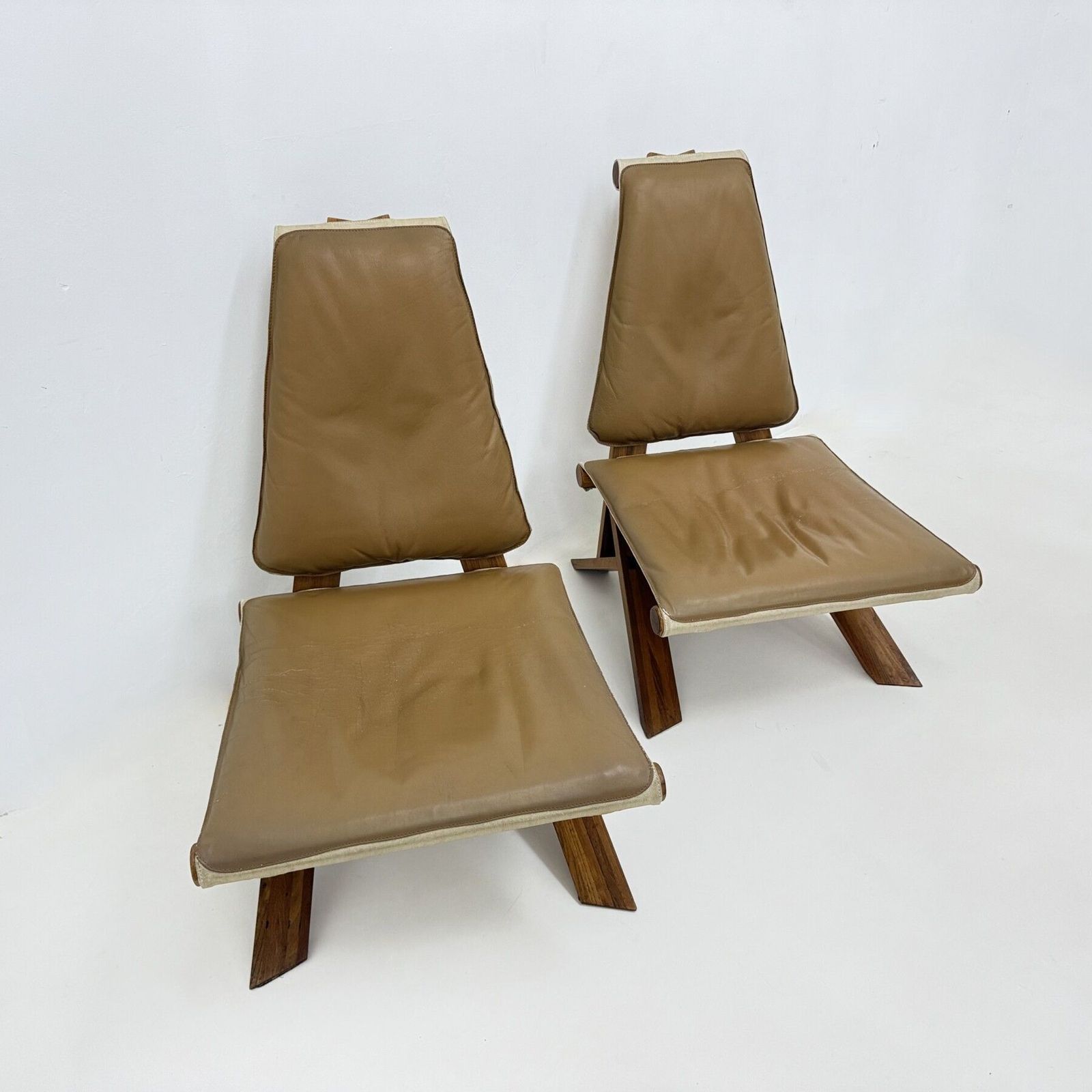 S46 “Dromadaire” Lounge Chair By Pierre Chapo , 1970s photo buy