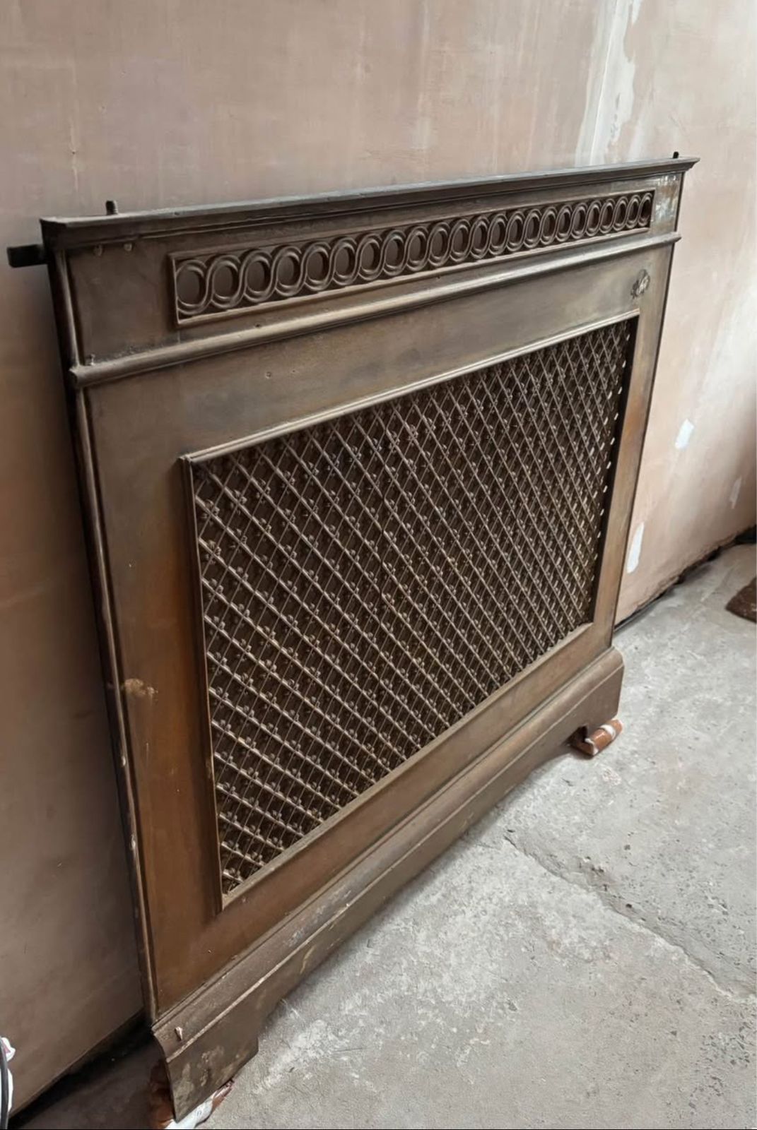 Victorian Cast Iron Radiator Cover Panel photo furniture