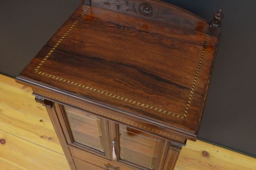 Edwardian Rosewood And Mahogany Cabinet photo buy