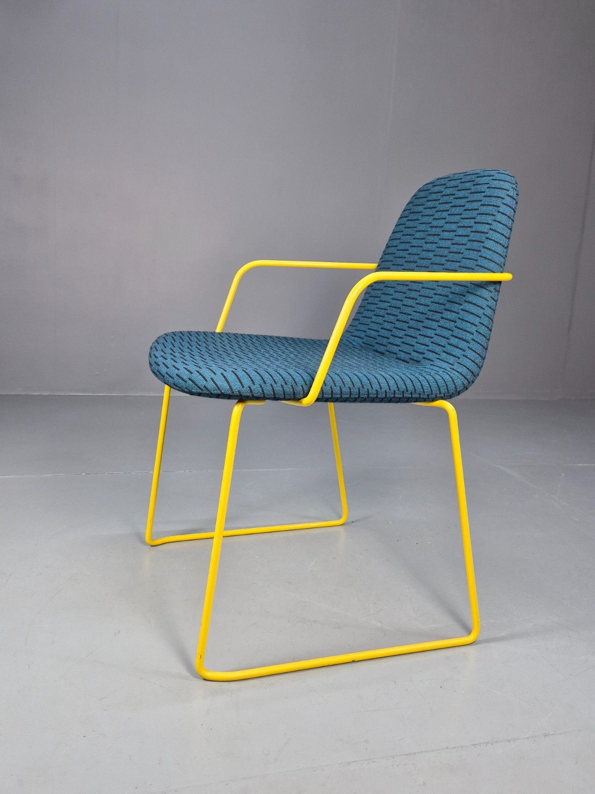 Modern Yellow Metal Framed Chair By Hitch Mylius Cebl Collection Eb10305 Mnor photo furniture