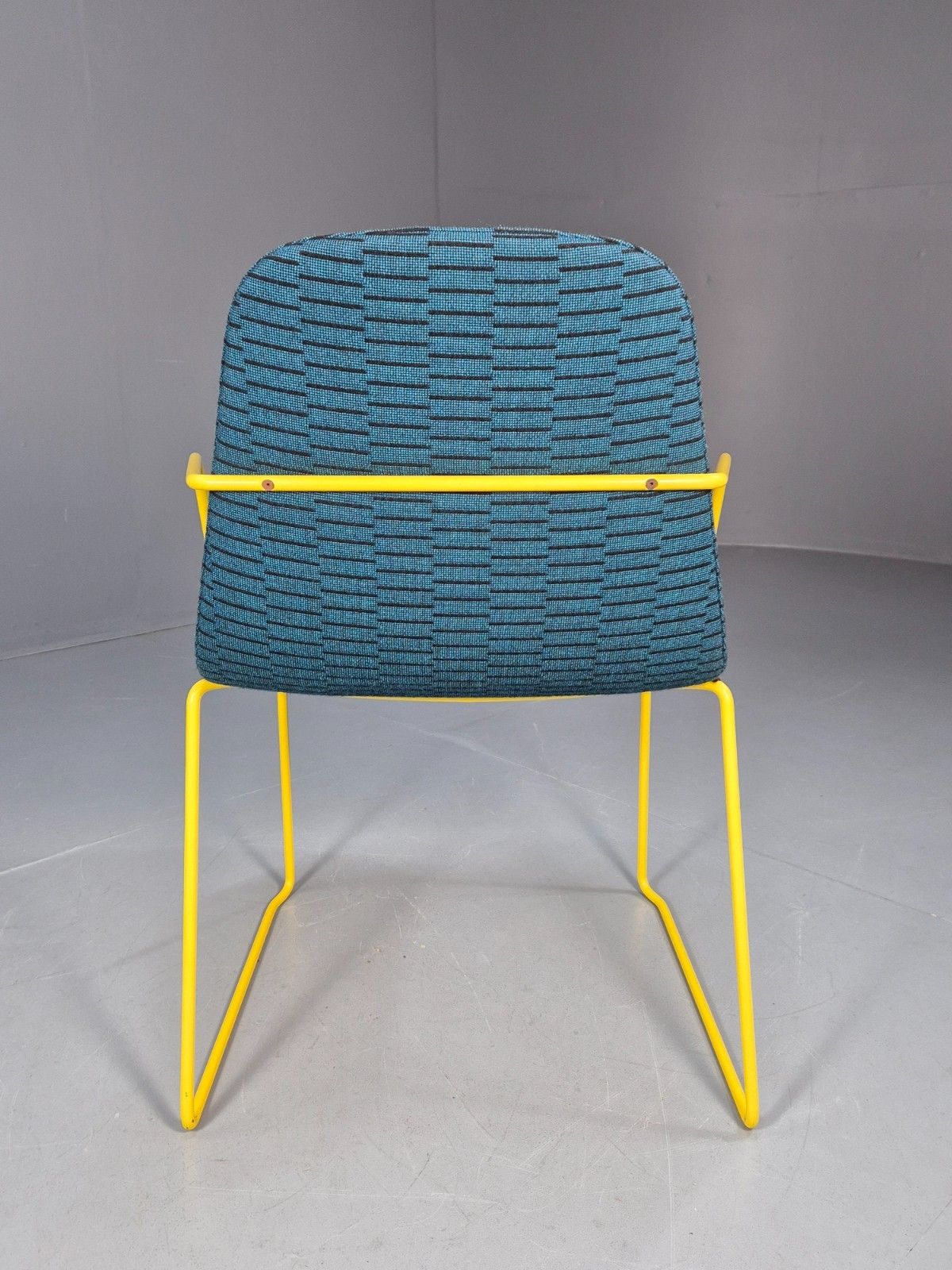 photo for sale Modern Yellow Metal Framed Chair By Hitch Mylius Cebl Collection Eb10305 Mnor