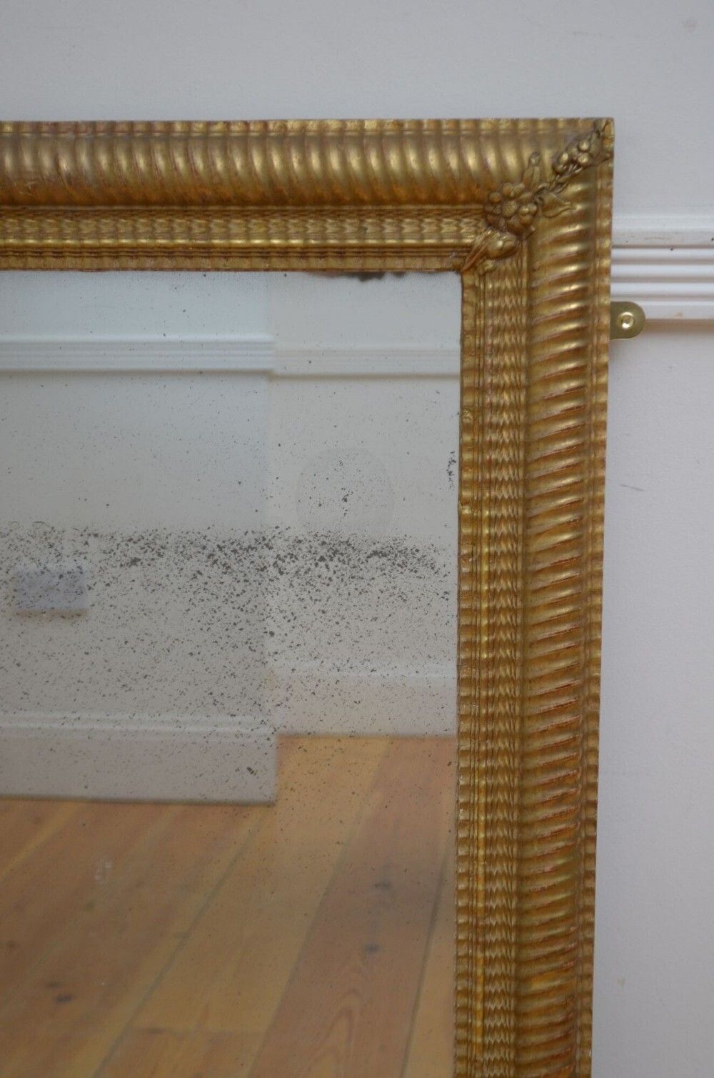 Antique 19th Century French Gilded Mirror H100cm photo buy