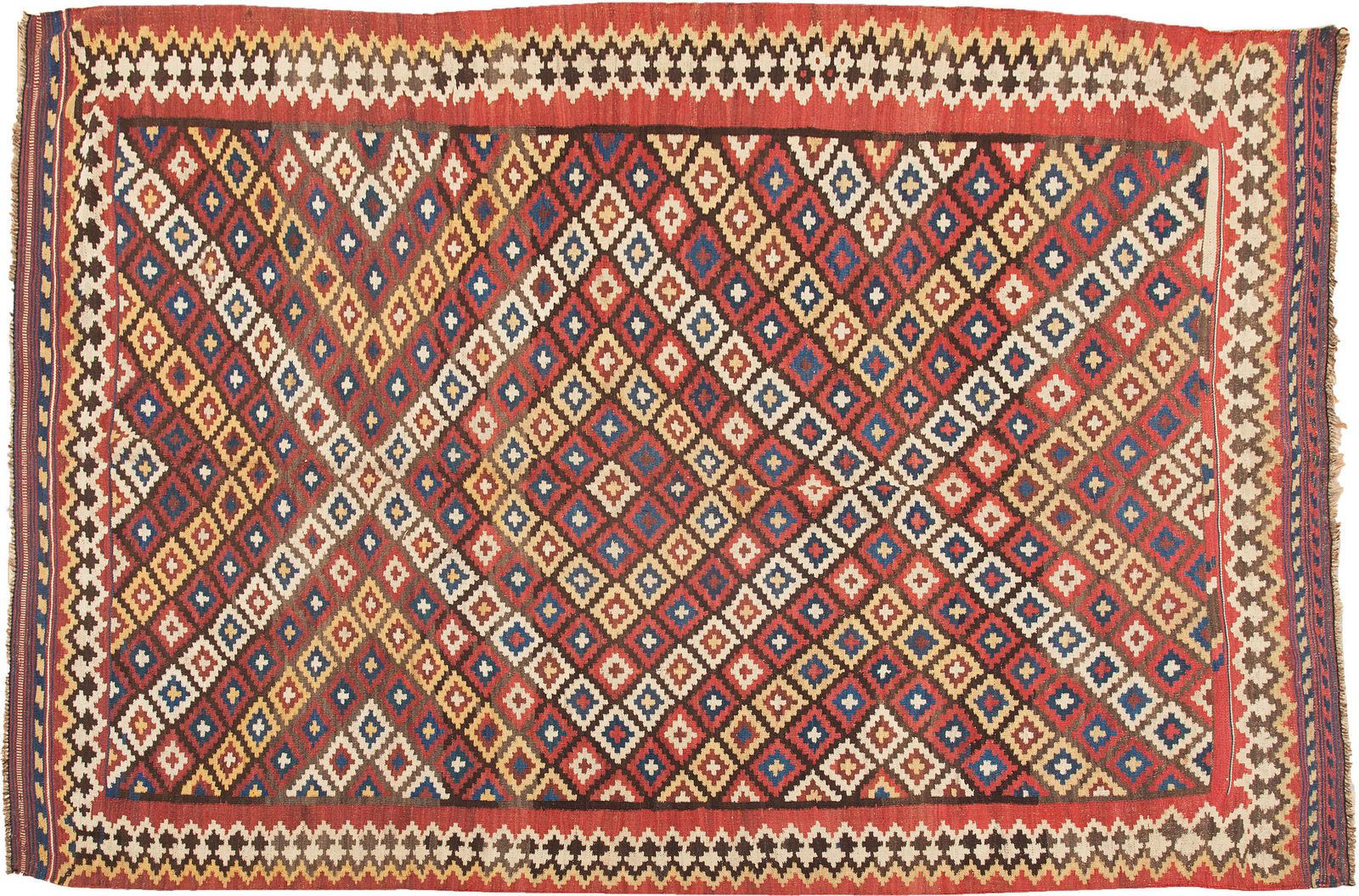 Antique Bakhtiar Kilim Rug 264x169cm photo furniture