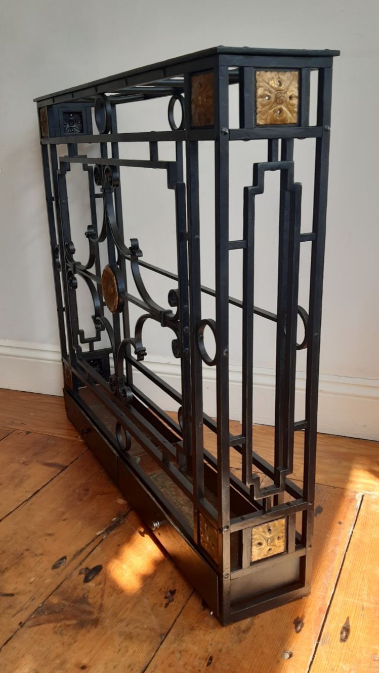 Superb Antique  French Parcel Gilt & Wrought Iron Hall Stand Uk Delivery A1 Con photo for sale