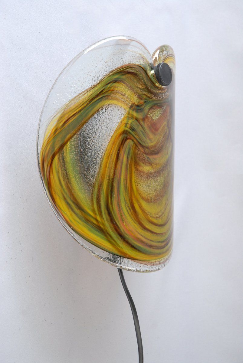 Glass Sconce By Per Lutken For Holmegaard, 1972 photo for sale