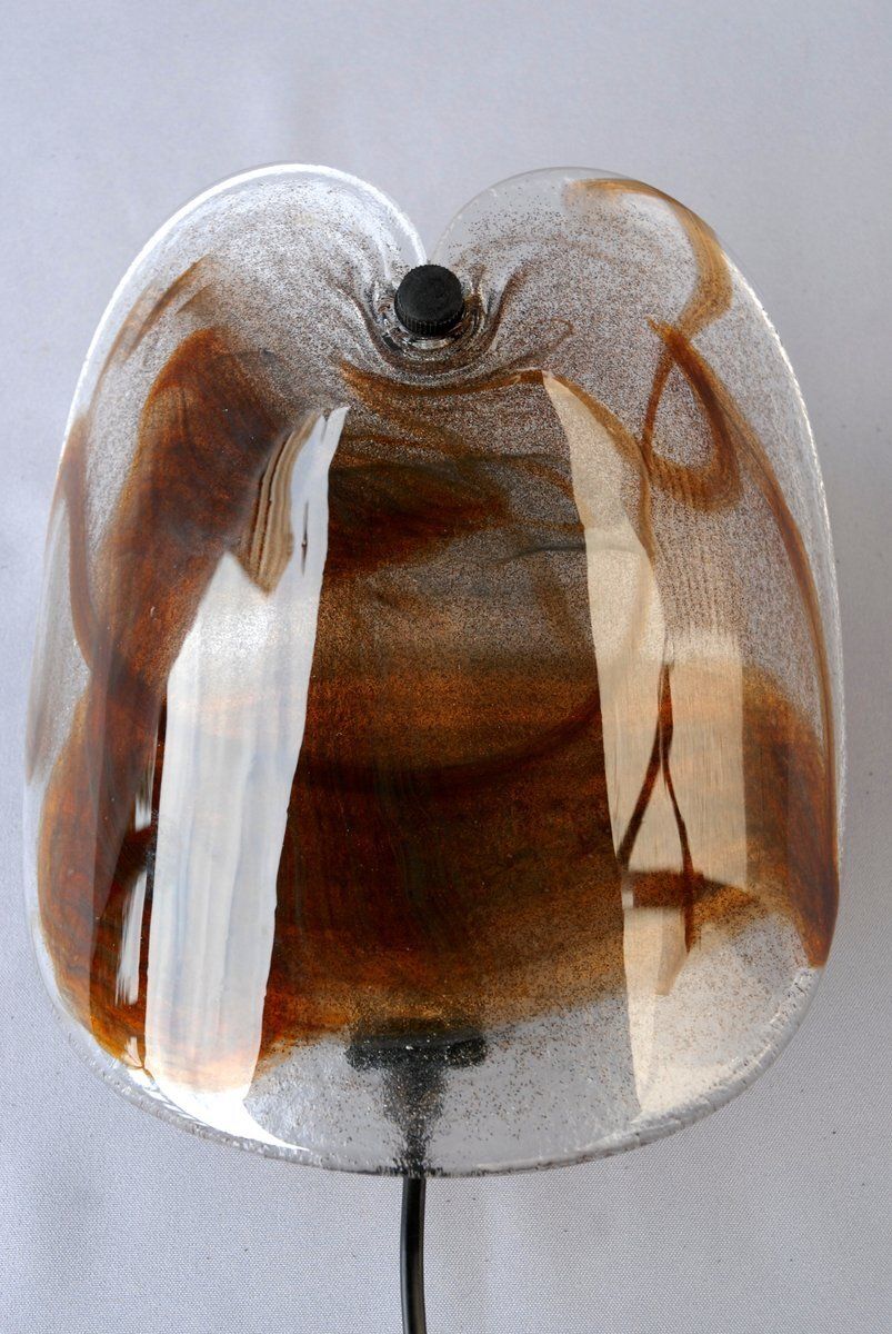 Glass Sconce By Per Lutken For Holmegaard, 1972 photo Lighting