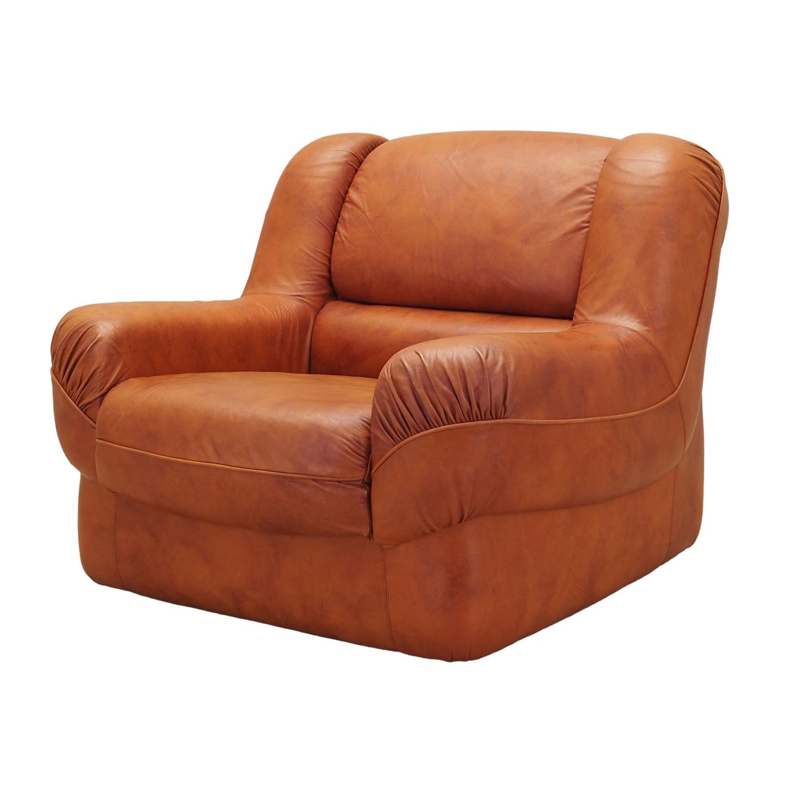 Oranje Fauteuil, Italiaans Design, Jaren 1970, Fabrikant: Mimo Padova