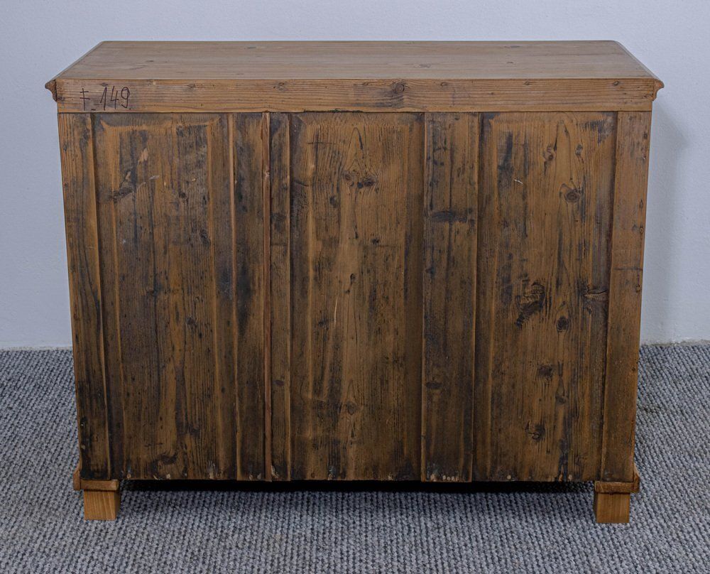 Pine Chest Of Three Drawers With Waxed Finish, 1899 photo Furniture