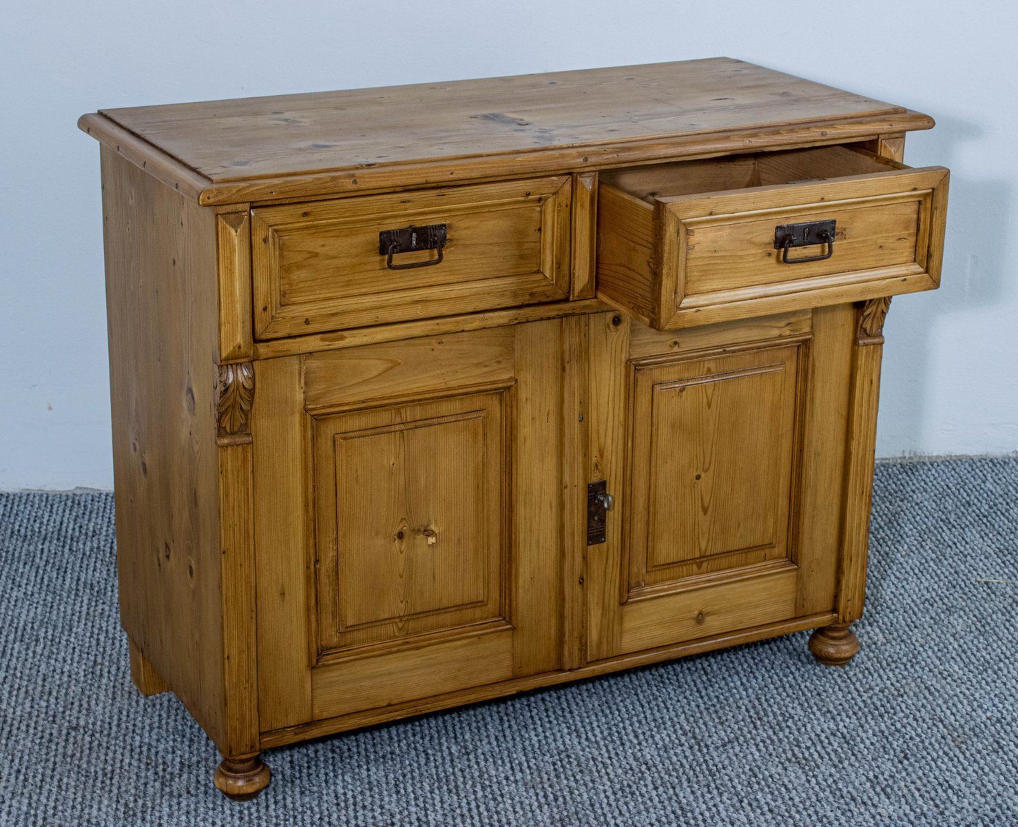 Pine Dresser Base With Waxed Finish, 1899 photo furniture