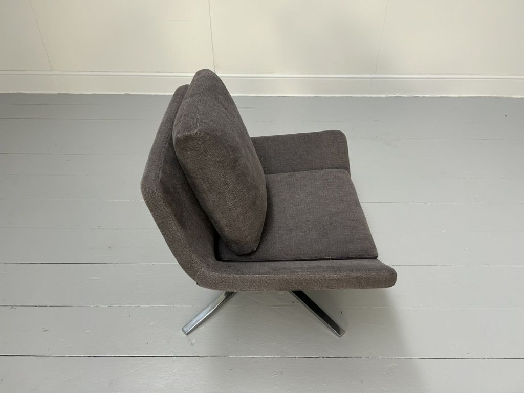 B&B Italia “Metropolitan Me84” Armchair – In Mid Grey Fabric photo vinterior