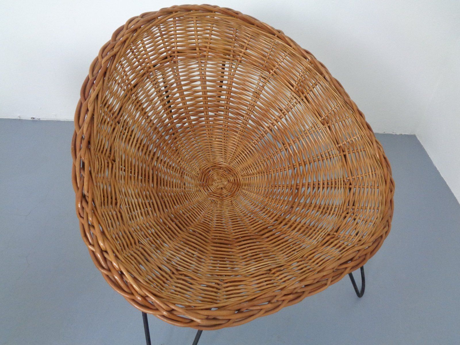 1301.0 Mid Century German Bamboo Chairs, 1950s, Set Of 4 photo