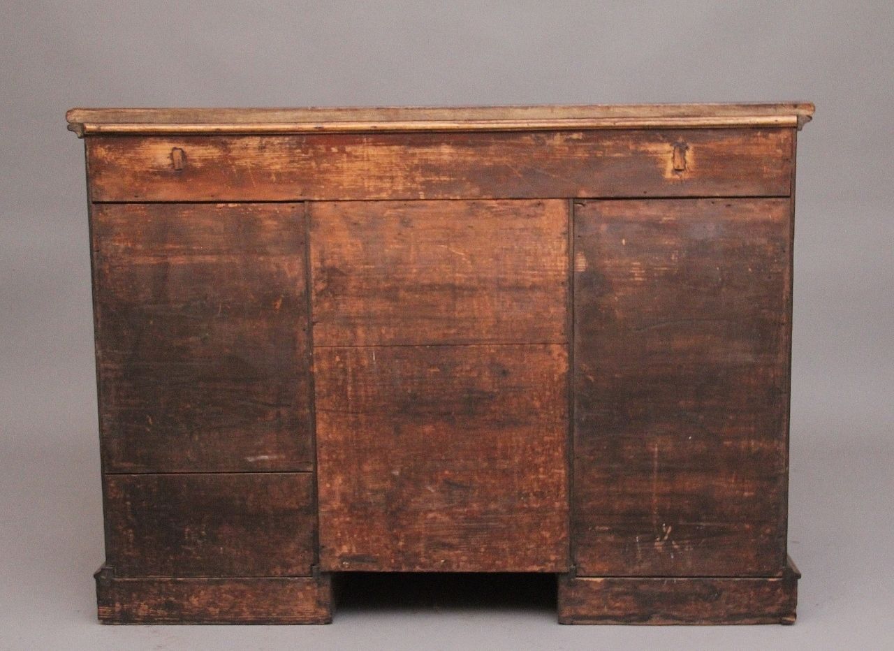 Early 19th Century Mahogany Kneehole Desk photo buy