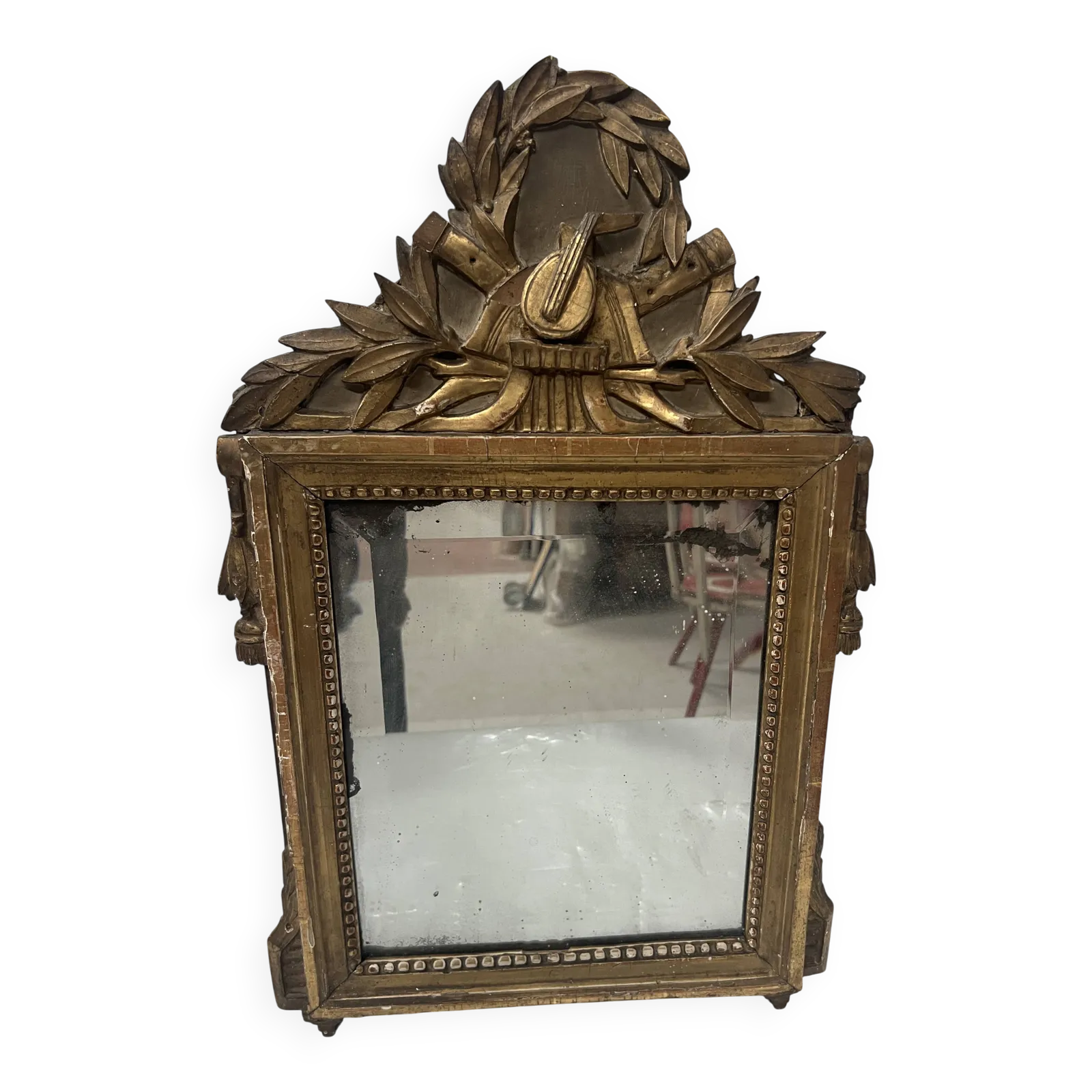 photo buy Louis XV Mirror In Carved And Gilded Wood, 18th Century