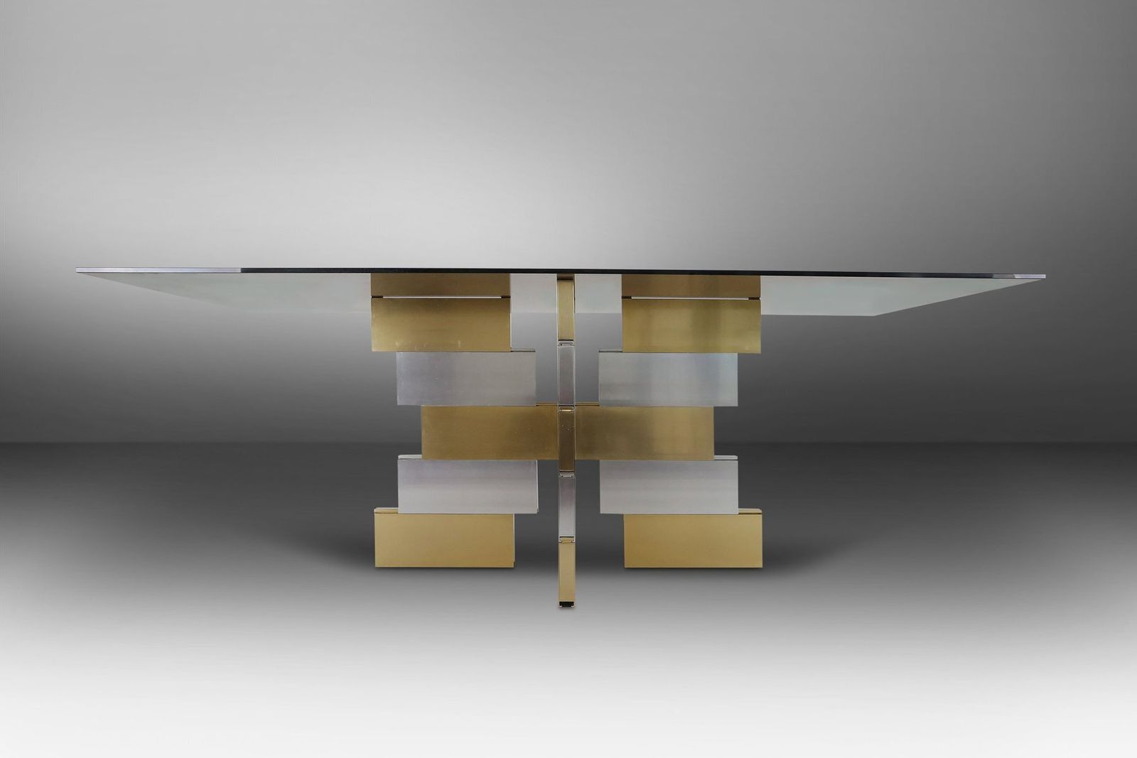 photo furniture Vintage Dining Table In The Style Of Paul Evans, 1970s