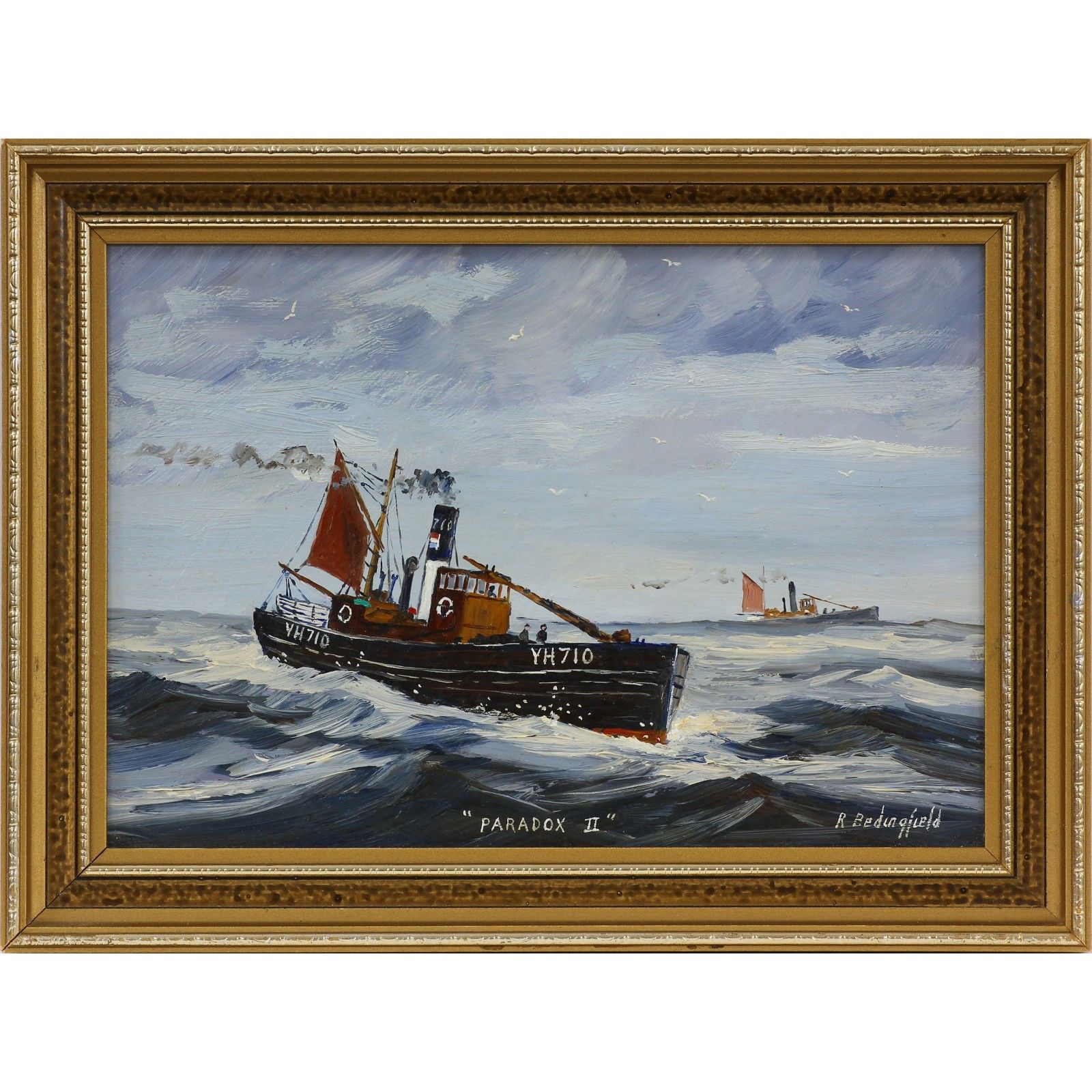 Oil On Board By Roger Bedingfield. Titled "Paradox II"