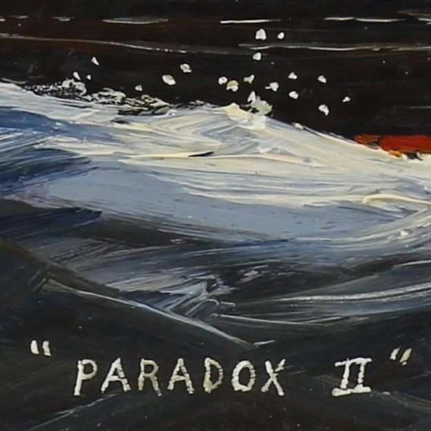 Oil On Board By Roger Bedingfield. Titled "Paradox II" photo Art