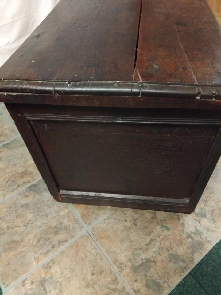 Victorian Oak Coffer / Blanket Box photo 340.0