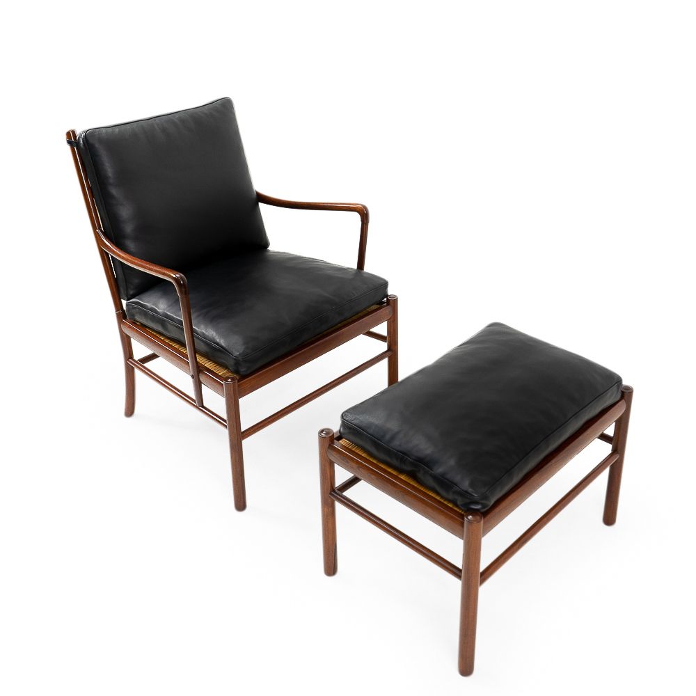 photo buy Set Of Mid Century Colonial Lounge Set By Ole Wanscher For Poul Jeppesens Møbelfabrik