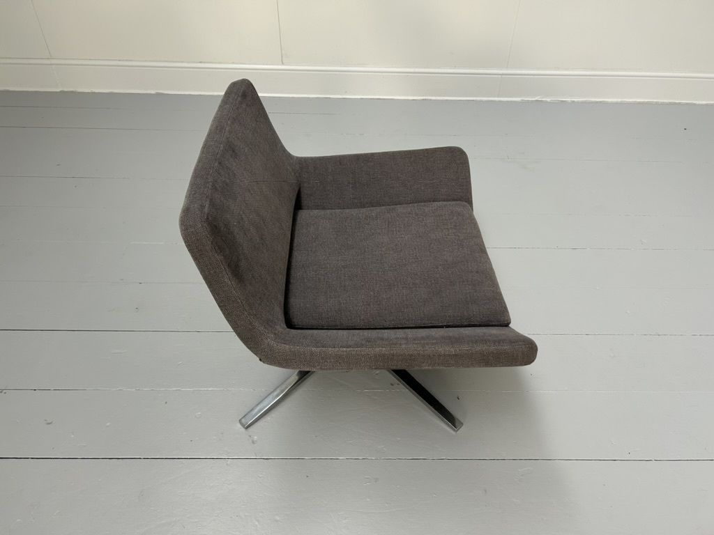 B&B Italia “Metropolitan Me84” Armchair – In Mid Grey Fabric photo vinterior