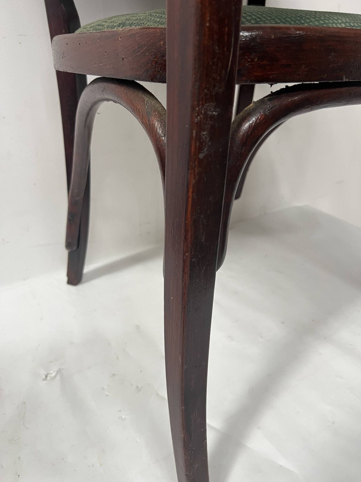 photo vinterior Art Deco Armchair In Courbet Wood "Maison Thonet" 20th Century